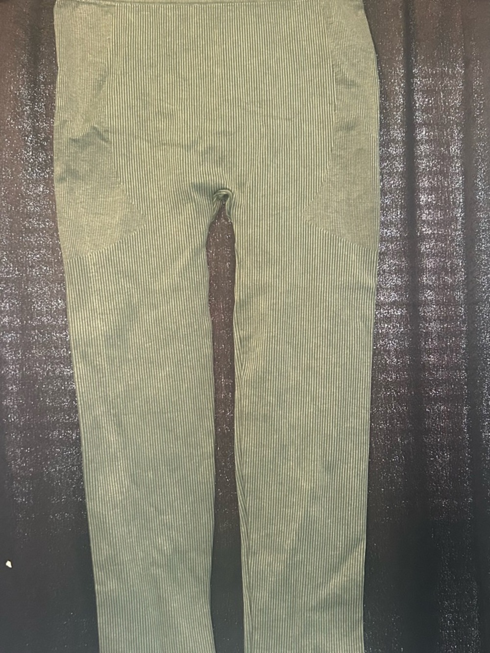 Daisy Olive Green Ribbed Top